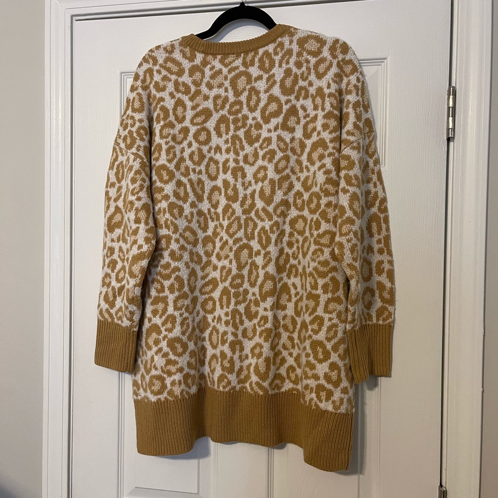 Torrid, Leopard Print Sweater, Plus Size 2 - image 3